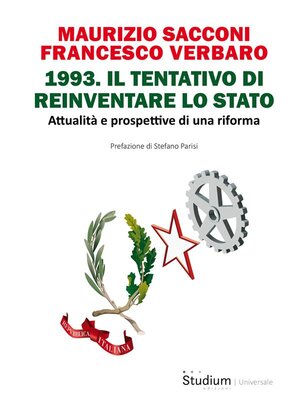 cover image of 1993. Il tentativo di reinventare lo Stato